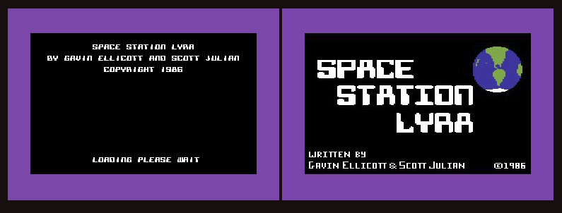 Space Station Lyra title screen