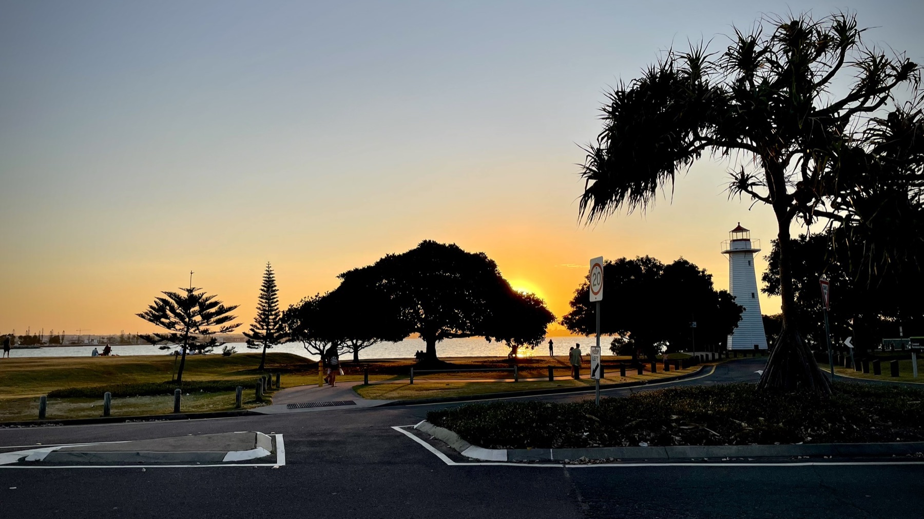 The timber lighthouse at Cleveland Point